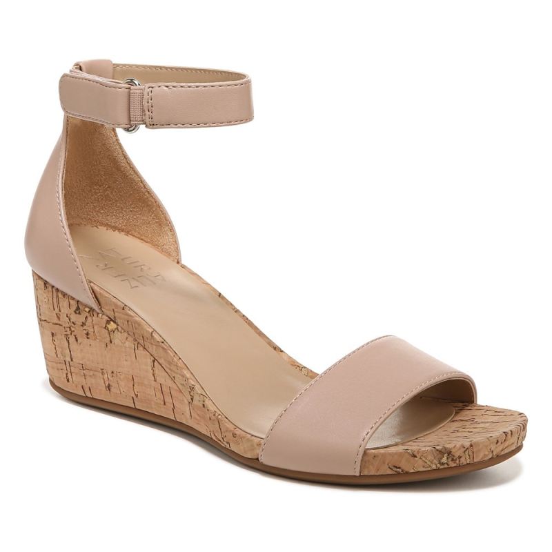 Naturalizer Women's Areda Wedge Sandal - Vintage Mauve Synthetic