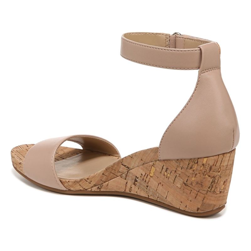 Naturalizer Women's Areda Wedge Sandal - Vintage Mauve Synthetic