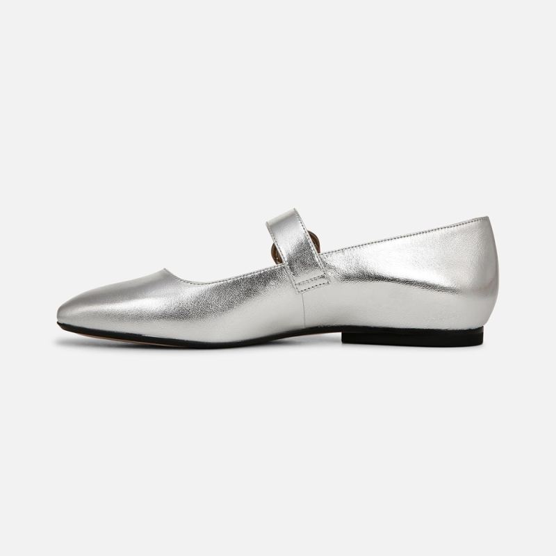 Naturalizer Women's 27 EDIT Carter Mary Jane - Silver Leather