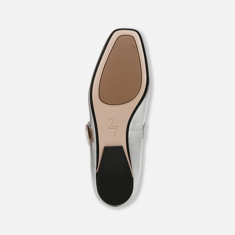 Naturalizer Women's 27 EDIT Carter Mary Jane - Silver Leather