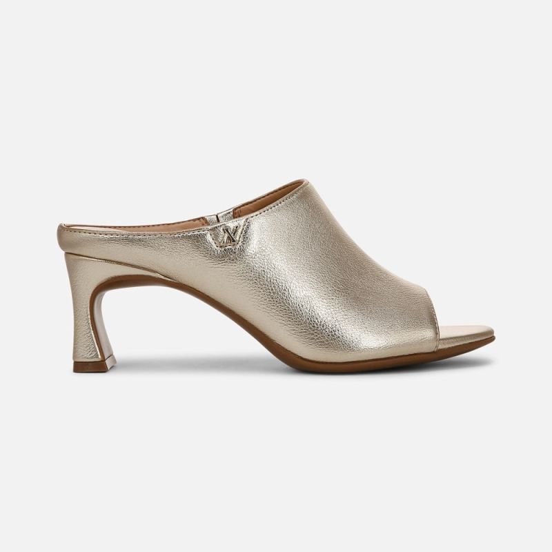 Naturalizer Women's Imogen Dress Sandal - Champagne Faux Leather