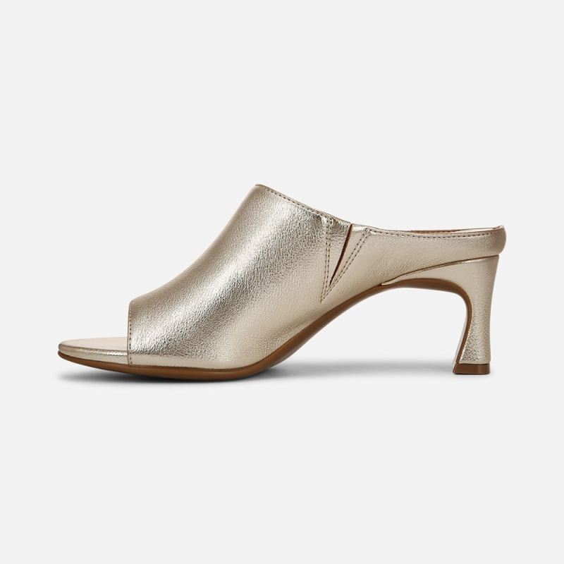 Naturalizer Women's Imogen Dress Sandal - Champagne Faux Leather