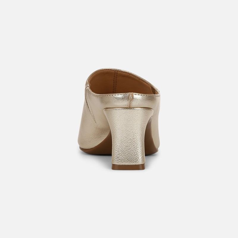 Naturalizer Women's Imogen Dress Sandal - Champagne Faux Leather