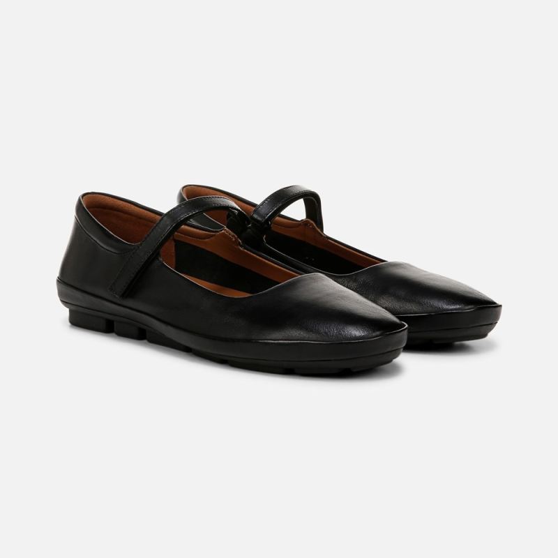 Naturalizer Women's Behold Mary Jane Flat - Black Leather