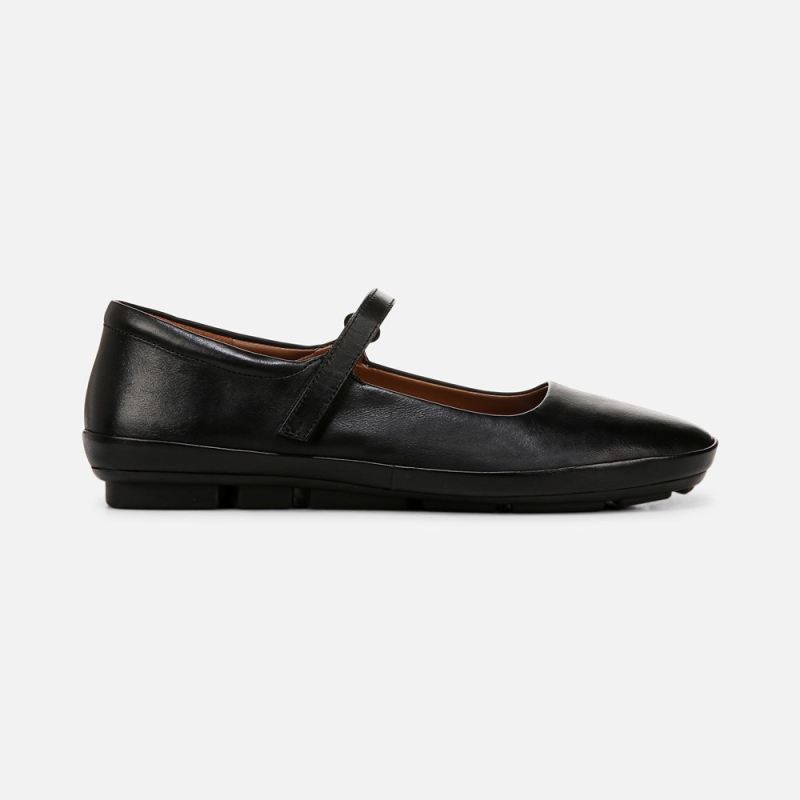 Naturalizer Women's Behold Mary Jane Flat - Black Leather
