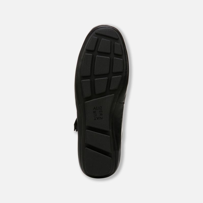 Naturalizer Women's Behold Mary Jane Flat - Black Leather