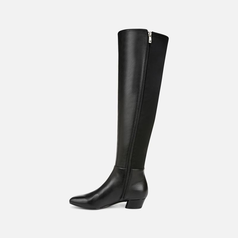 Naturalizer Women's Reese Over The Knee Boot - Black Leather