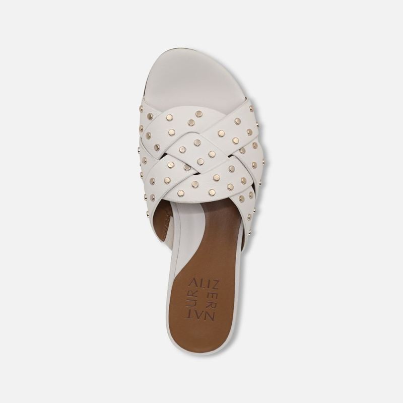 Naturalizer Women's Morena Sandal - Warm White Leather
