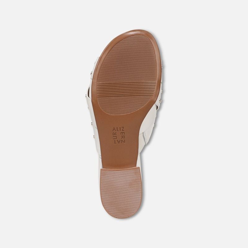 Naturalizer Women's Morena Sandal - Warm White Leather
