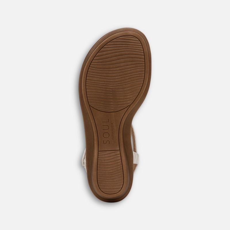 Naturalizer Women's SOUL Solo Sandal - Beige Snake