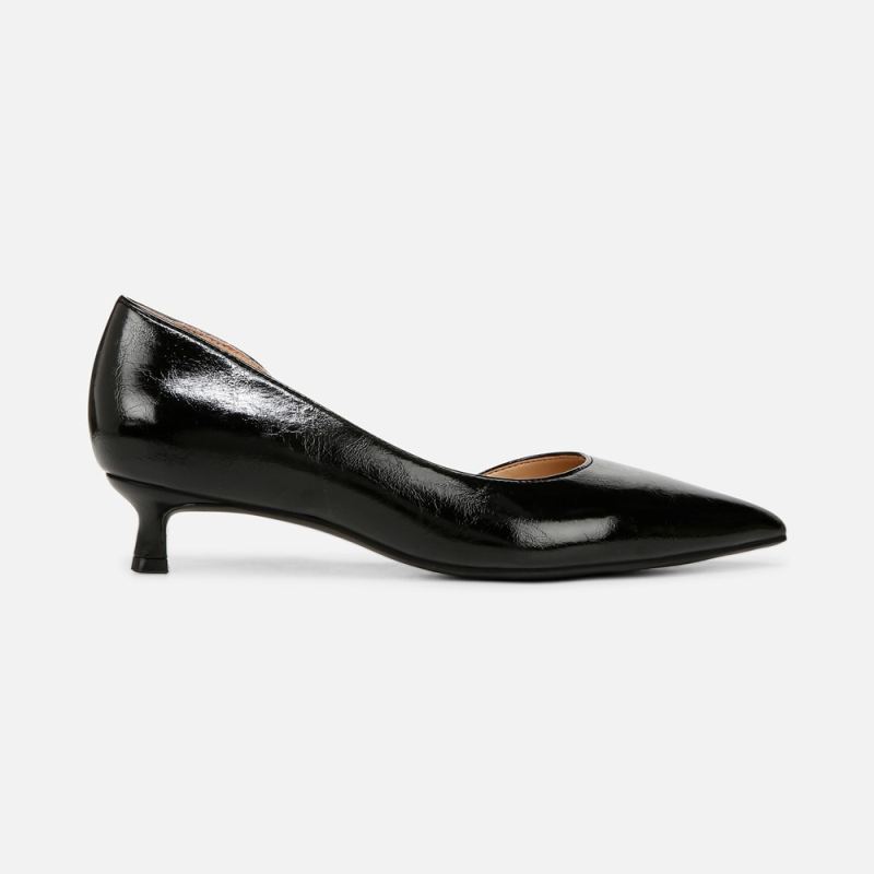 Naturalizer Women's Gallent Pump - Black Faux Leather