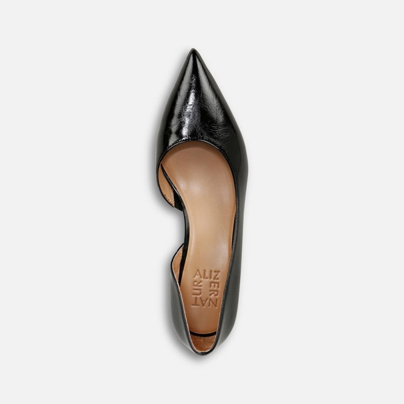 Naturalizer Women's Gallent Pump - Black Faux Leather
