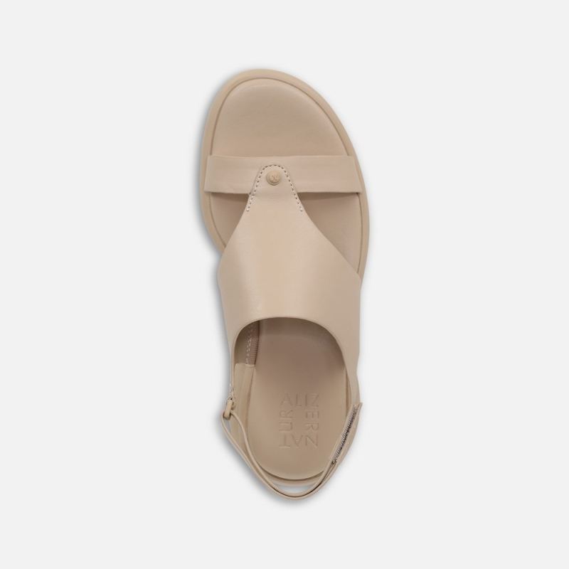 Naturalizer Women's Lillian Slingback Sandal - Coastal Tan Faux Leather