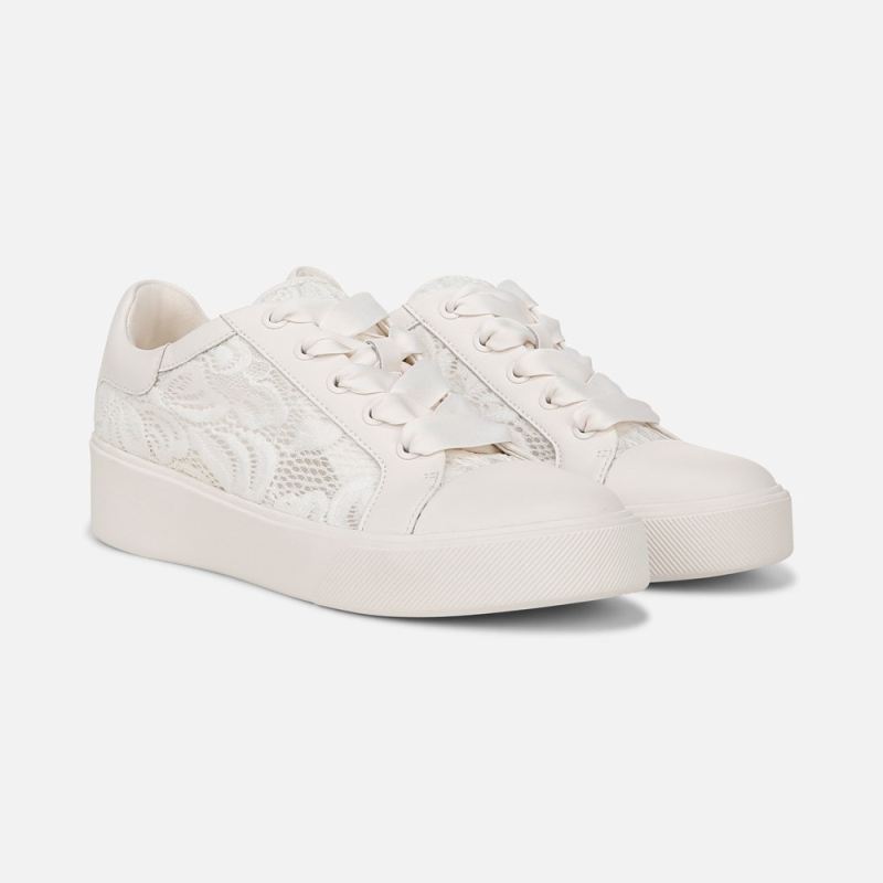 Naturalizer Women's Morrison 2.0 Lace Up Sneaker - White Lace