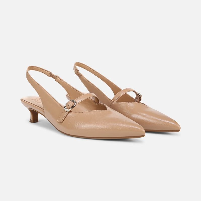 Naturalizer Women's Grayson Mary Jane Slingback - Taupe Faux Leather