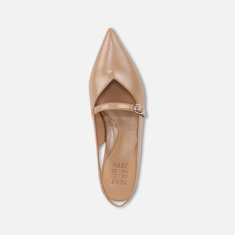 Naturalizer Women's Grayson Mary Jane Slingback - Taupe Faux Leather