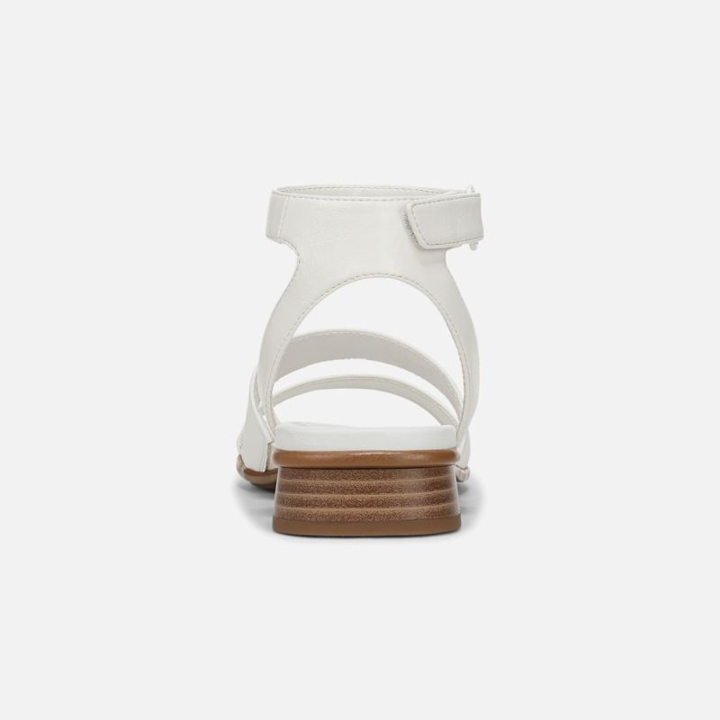 Naturalizer Women's Effie Sandal - White Faux Leather