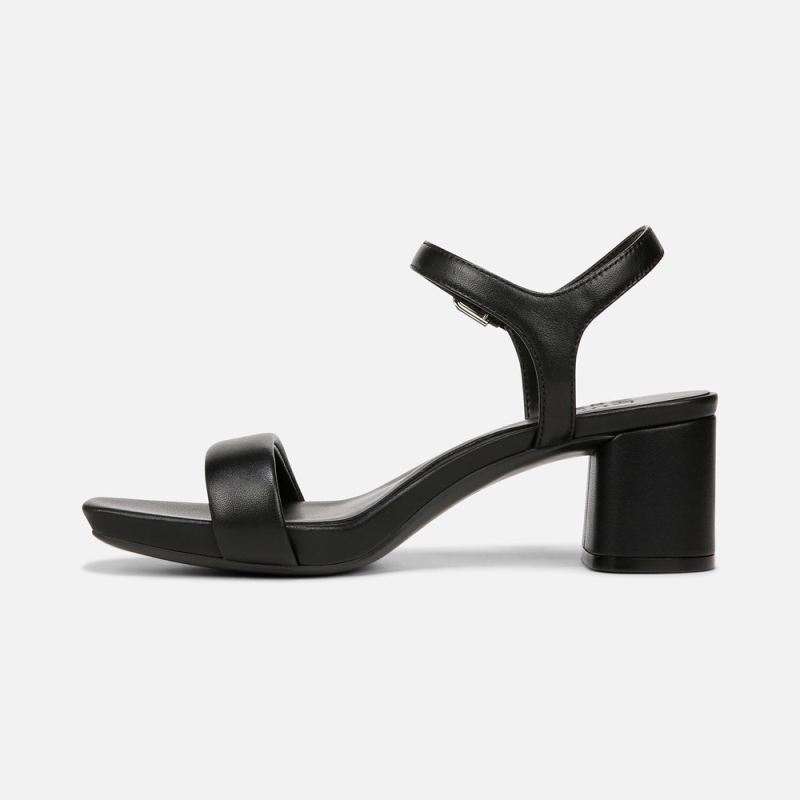Naturalizer Women's Izzy Dress Sandal - Black Leather