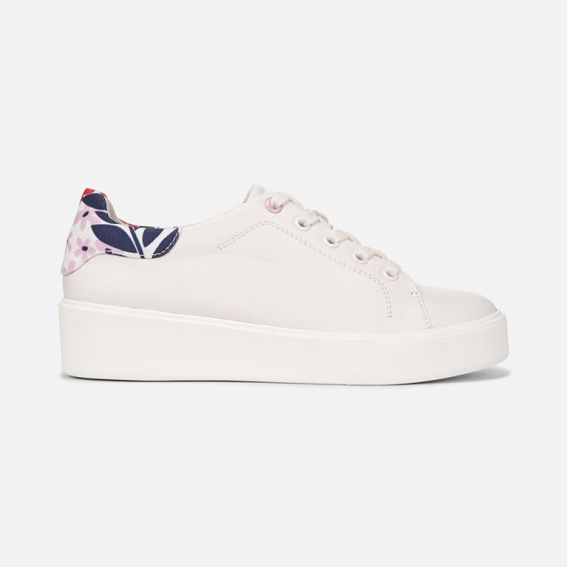 Naturalizer Women's Morrison 2.0 Lace Up Sneaker - White Lilac Leather