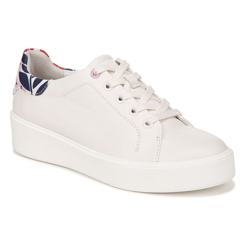 Naturalizer Women's Morrison 2.0 Lace Up Sneaker - White Lilac Leather
