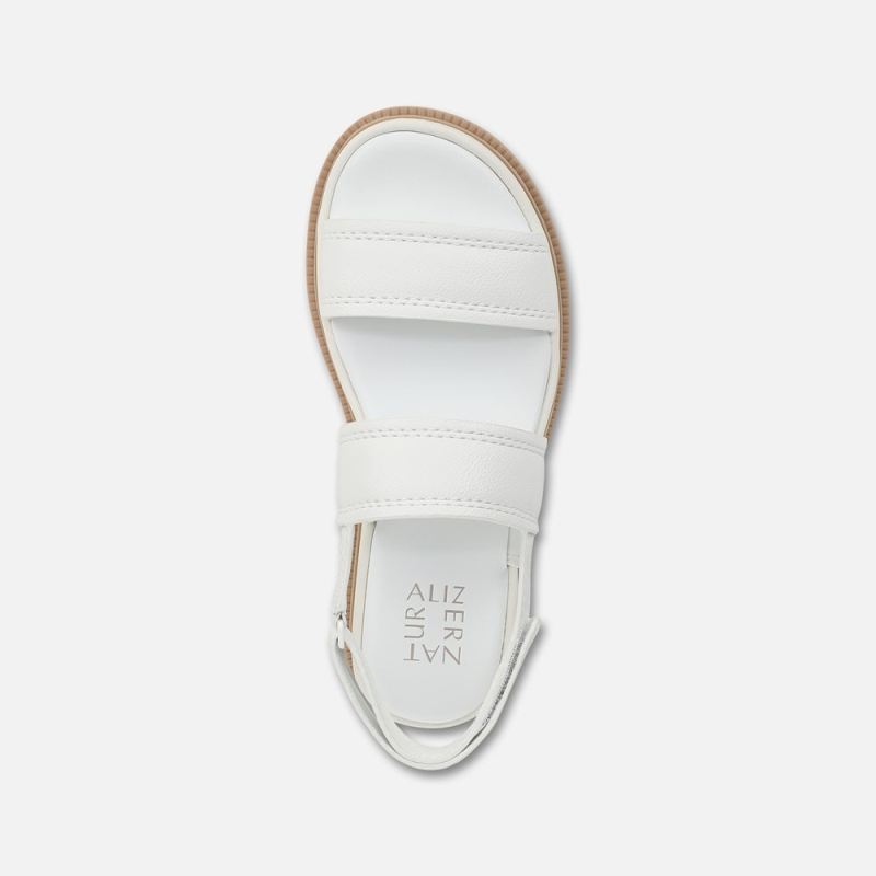 Naturalizer Women's Attract Sandal - White Faux Leather