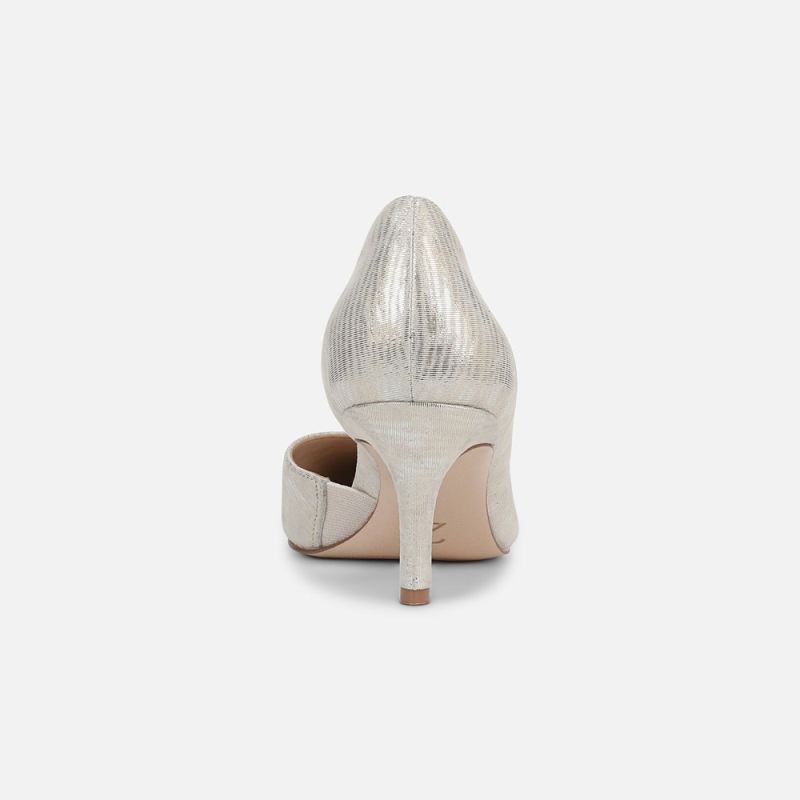 Naturalizer Women's 27 Edit Faith Pump - Warm Silver Leather