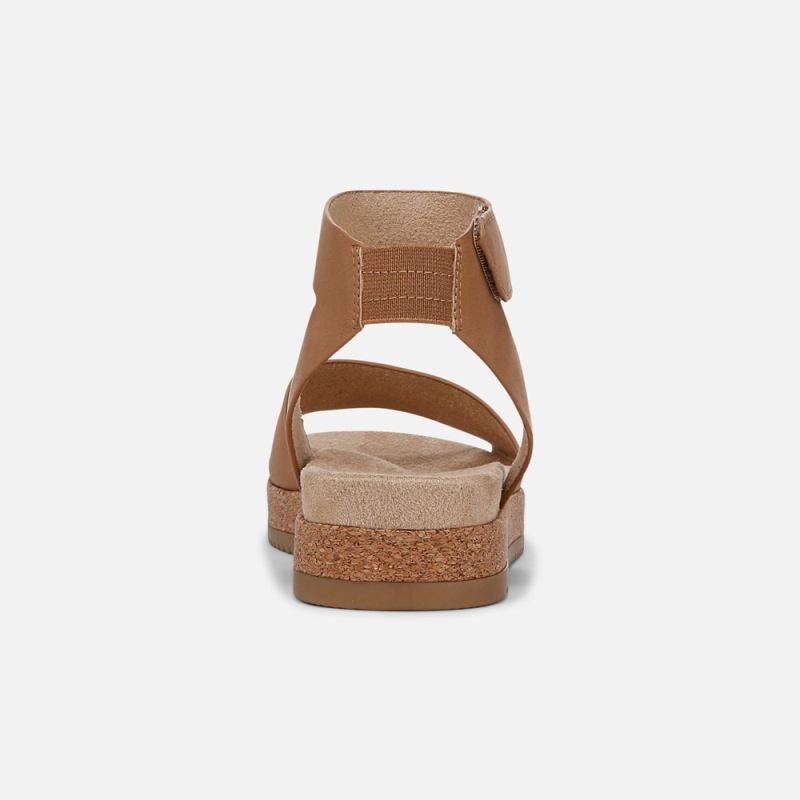 Naturalizer Women's SOUL Deara Sandal - Cookie Dough Faux Leather