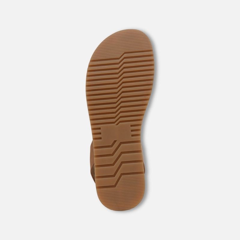 Naturalizer Women's SOUL Deara Sandal - Cookie Dough Faux Leather