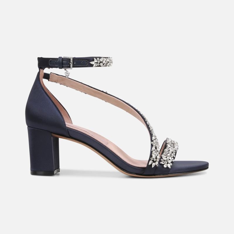 Naturalizer Women's Ahava Dress Sandal - Midnight Blue Fabric