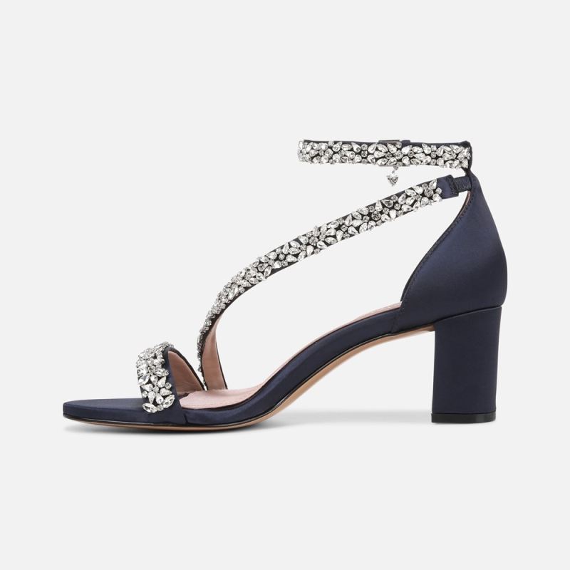 Naturalizer Women's Ahava Dress Sandal - Midnight Blue Fabric