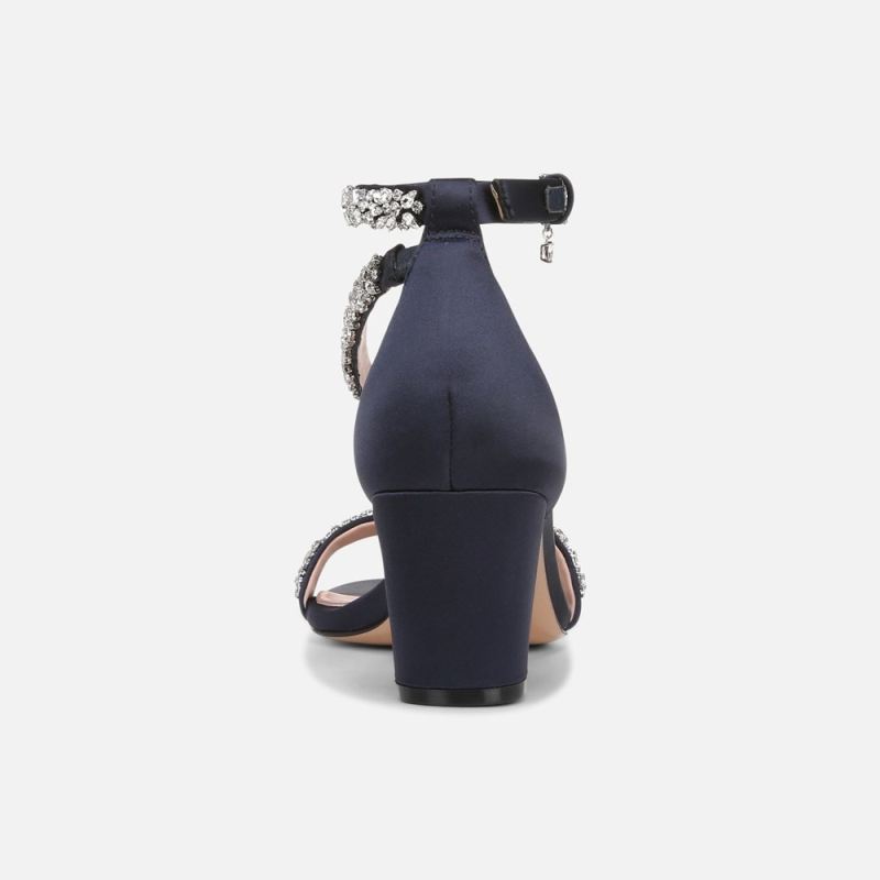Naturalizer Women's Ahava Dress Sandal - Midnight Blue Fabric