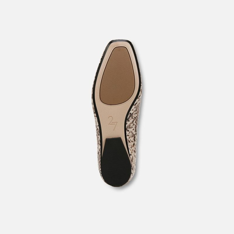 Naturalizer Women's 27 Edit Carla Flat - Snake Pattern Leather