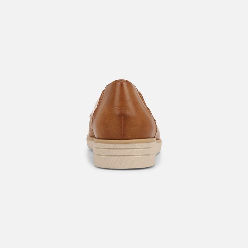 Naturalizer Women's SOUL Idea Moc Loafer - Gingerbread Brown Faux Leather
