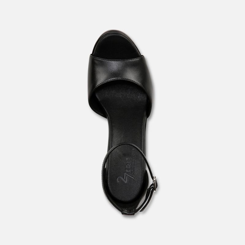 Naturalizer Women's 27 Edit Delphie Dress Sandal - Black Leather