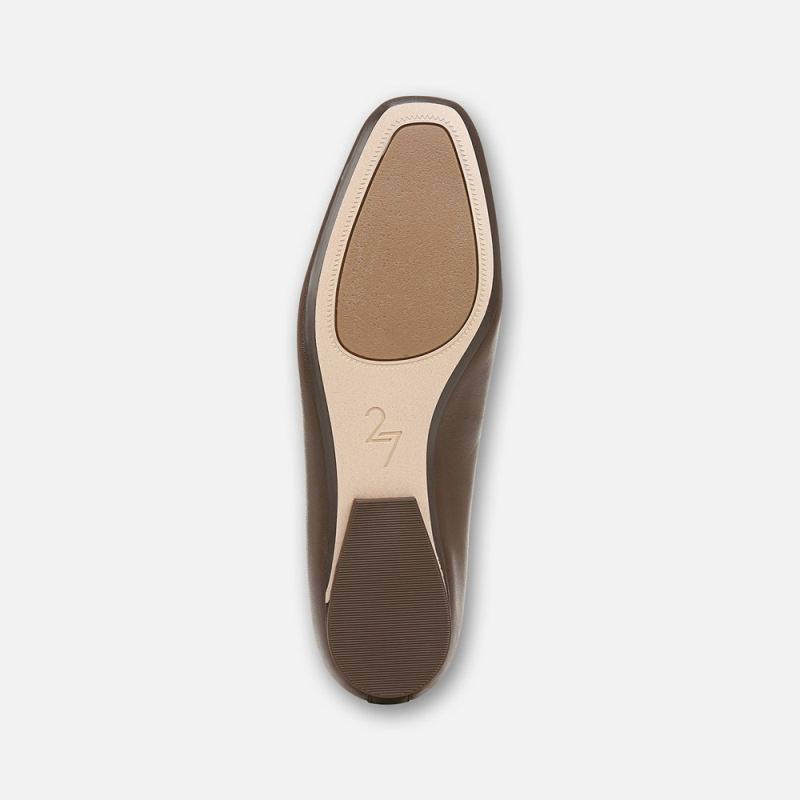 Naturalizer Women's 27 Edit Carla Flat - Chocolate Leather